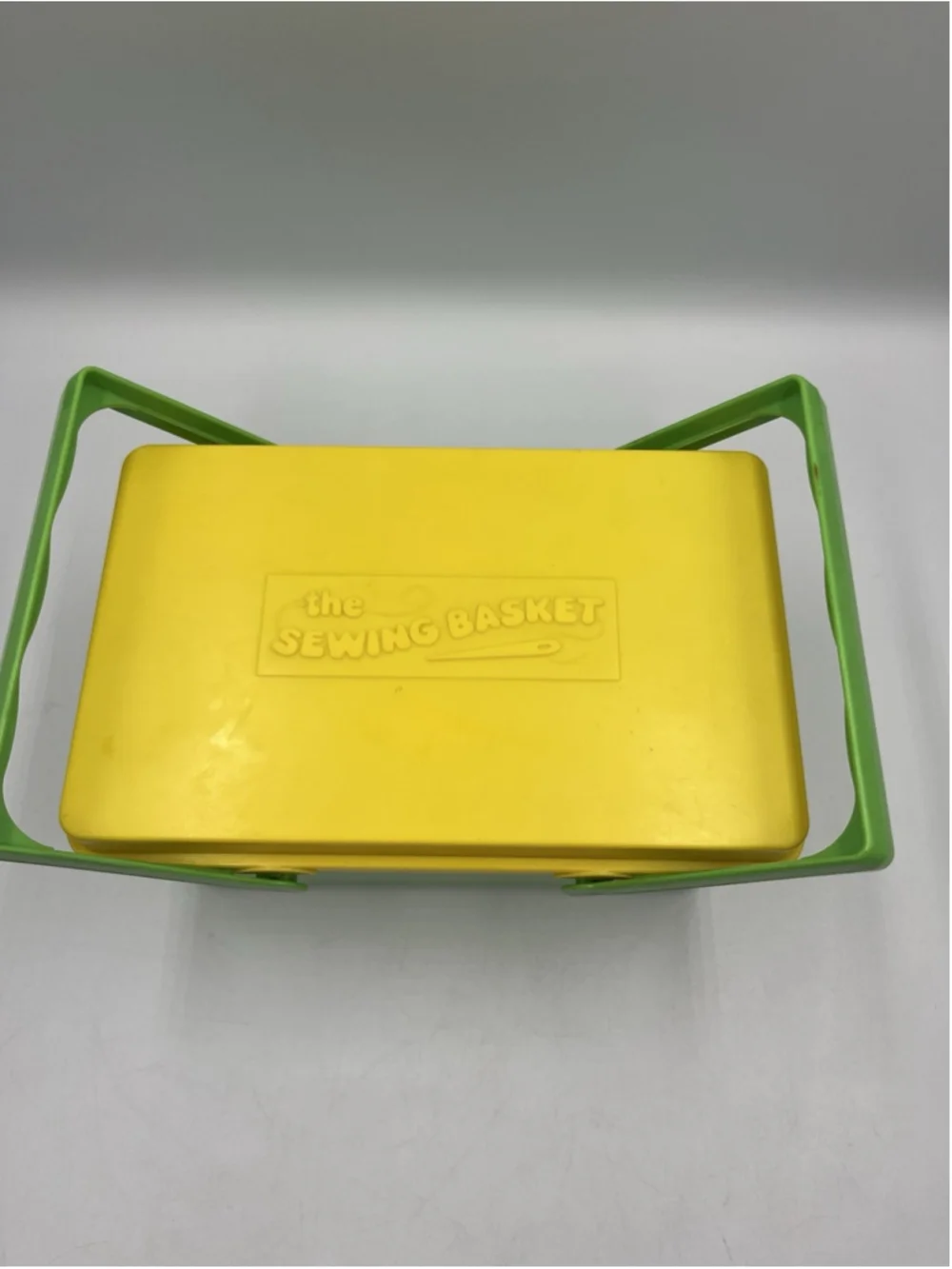 The Sewing Basket Vintage 1970s Childrens Guidance Learning Toy w/Shapes-Buttons